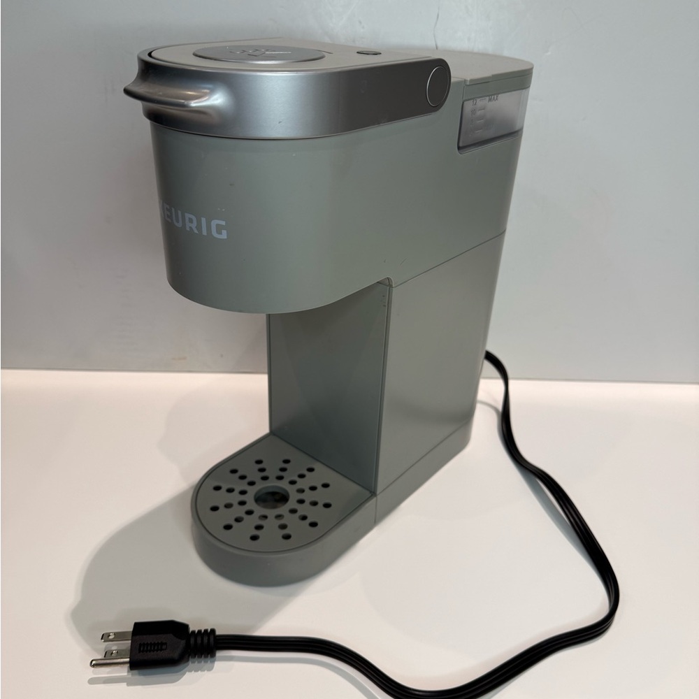 Keurig K-Mini Single Serve K-Cup Coffee Maker – Studio Gray – Tested & Works